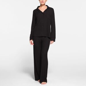 SKIMS Soft Lounge Black Pajama Set